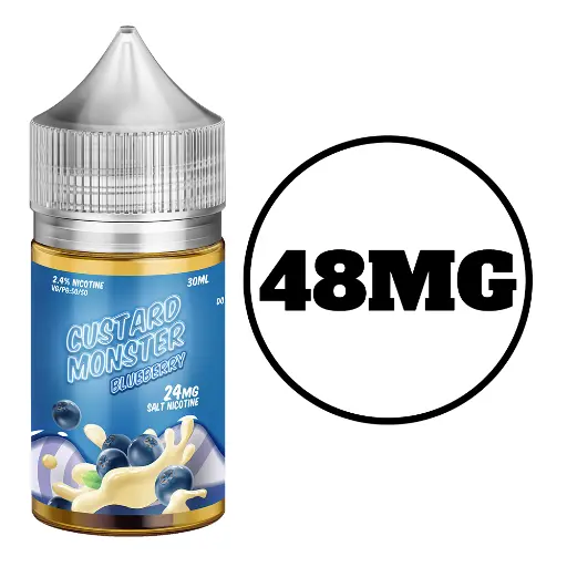 [Q-1671-02] CUSTARD MONSTER SALT 30ML (48MG, Blueberry)