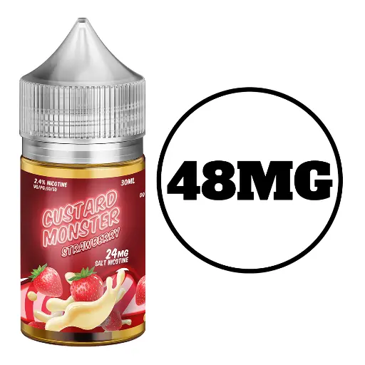 [Q-1671-04] CUSTARD MONSTER SALT 30ML (48MG, Strawberry)