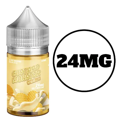 [Q-1671-05] CUSTARD MONSTER SALT 30ML (24MG, Vanilla)