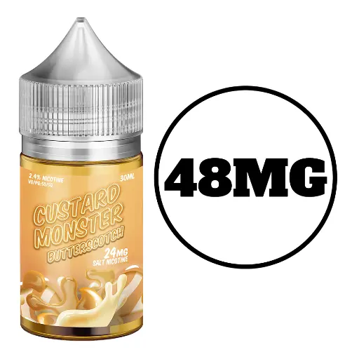 [Q-1671-08] CUSTARD MONSTER SALT 30ML (48MG, Butter Scotch)
