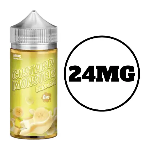 [Q-1671-09] CUSTARD MONSTER SALT 30ML (24MG, Banana)