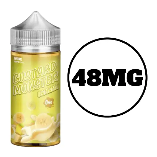 [Q-1671-10] CUSTARD MONSTER SALT 30ML (48MG, Banana)