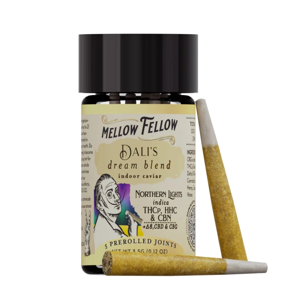 [T-1175-02] MELLOW FELLOW 3.5 G PREROLLS (Northern Lights (Indica))