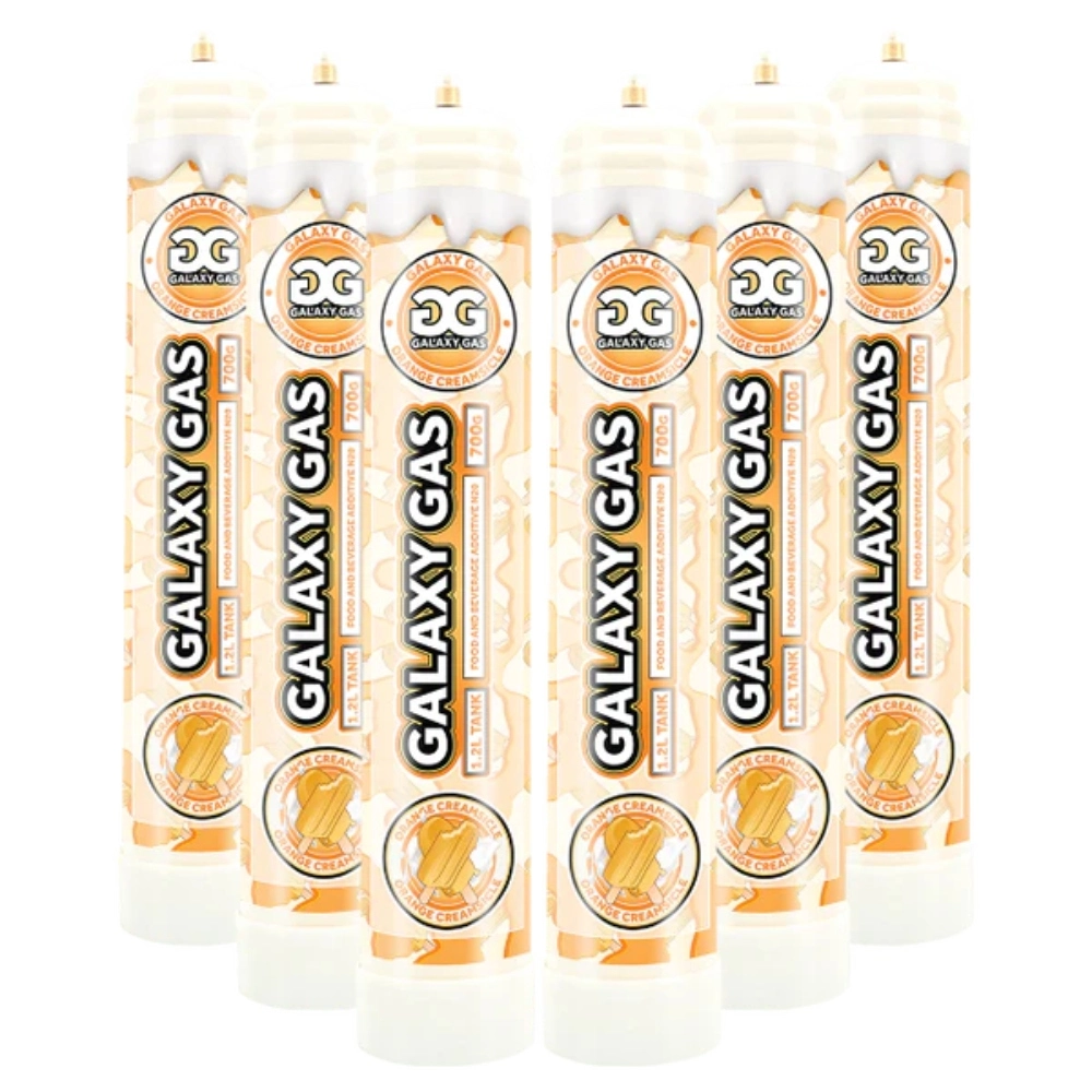 [Q-2054-06] GALAXY GAS 1.2L 6PK (Culinary/Food Purposes Only) (Orange Creamsicle)