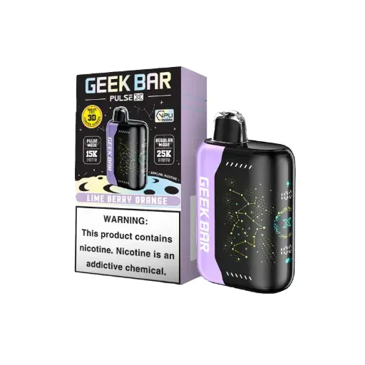 [Q-2073-14] GEEK BAR PULSE X 25000 18ML (Lime Berry Orange)