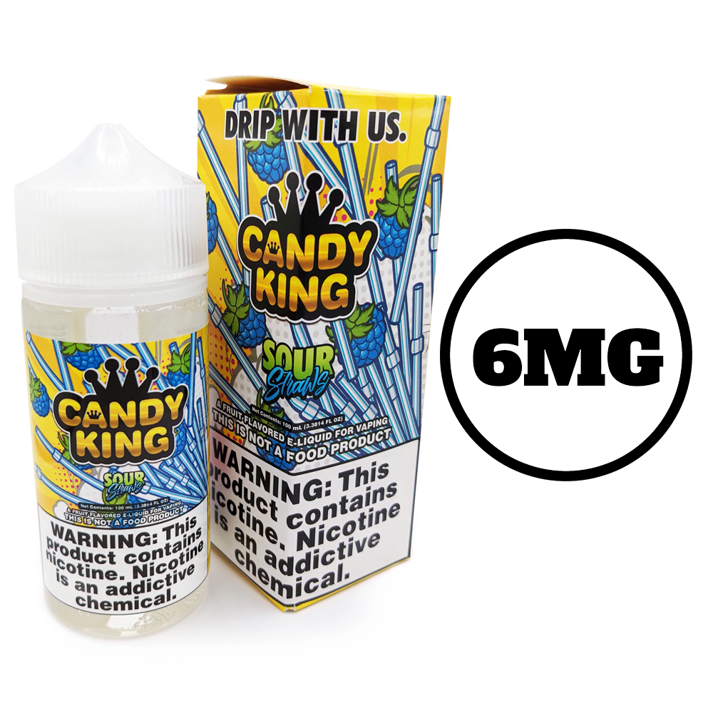 [Q-1545-28] CANDY KING 100ML (6mg, Sour Straws)