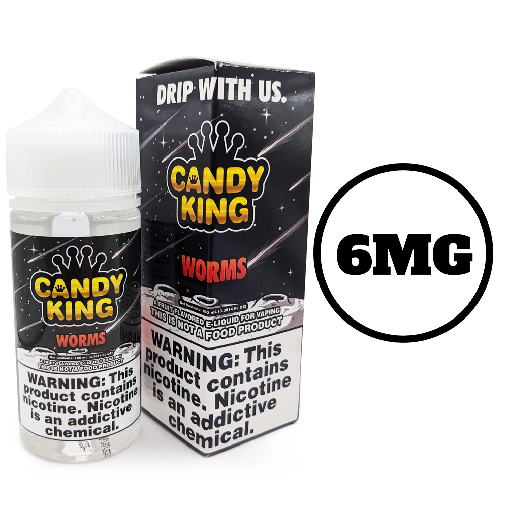 [Q-1545-16] CANDY KING 100ML (6mg, Worms)