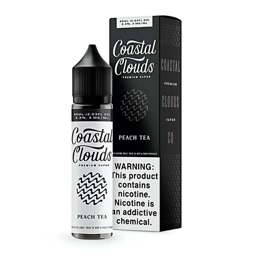 [Q-1630-31] COASTAL CLOUDS 60ML (3mg, Peach Tea)