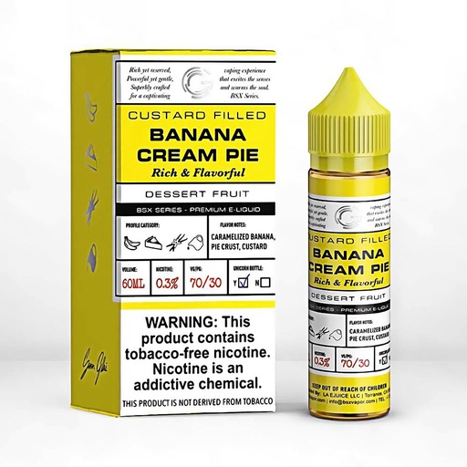[Q-2198-17] GLAS BSX 60ML (0mg, Banana Cream Pie)