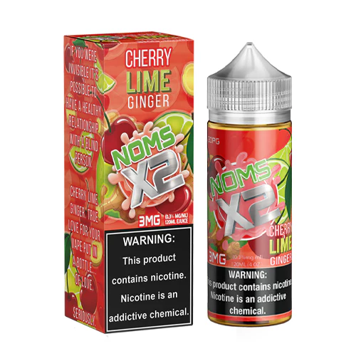 [Q-2928-01] NOM X2 120ML (3mg, Cherry Lime Ginger)