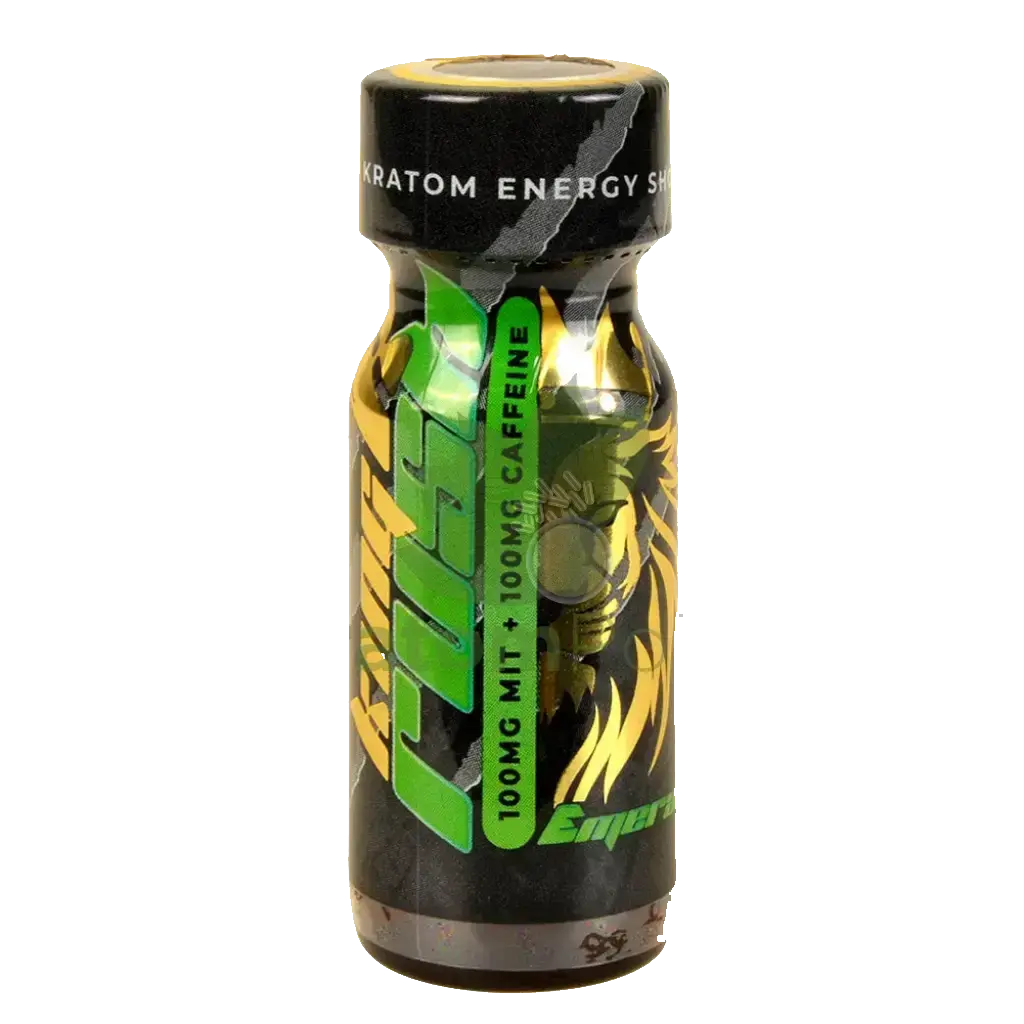 [Q-2688-01] KING K RUSH Kratom Shot 12pk (Emerald)