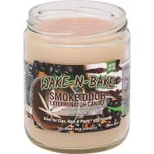 [Q-3568-47] SMOKE ODOR CANDLE 13OZ (Wake-N-Bake)