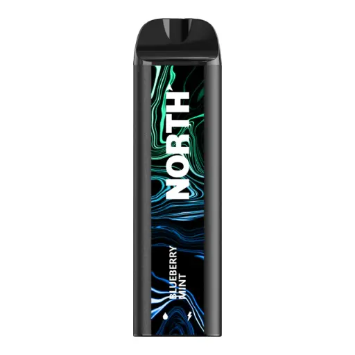 [Q-2932-18] NORTH DISPOSABLE 5000PUFF 10ML (Blueberry Mint)