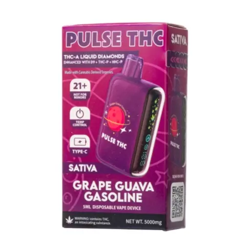 [T-1192-03] PULSE THC 5G THC-A THCP (Grape Guava Gasoline Sativa)