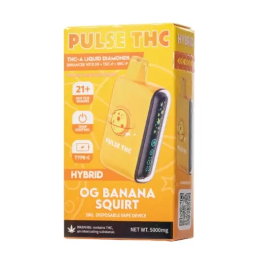 [T-1192-05] PULSE THC 5G THC-A THCP (OG Banana Squirt Hybrid)