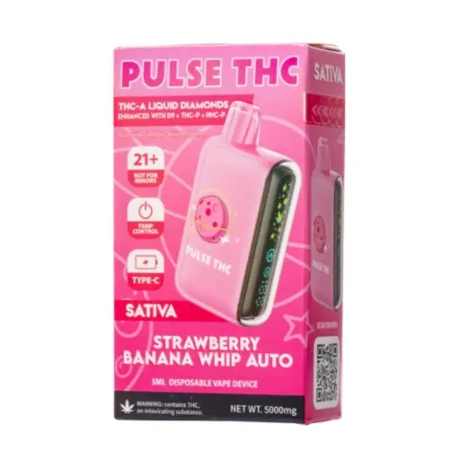 [T-1192-08] PULSE THC 5G THC-A THCP (Strawberry Banana Whip Sativa)