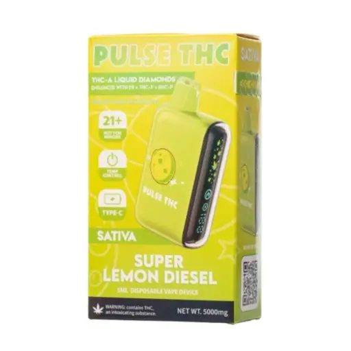 [T-1192-09] PULSE THC 5G THC-A THCP (Super Lemon Diesel Sativa)