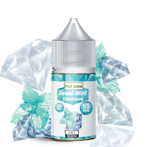 [Q-3094-04] POD JUICE 30ML (55mg, Jewel Mint Diamond)