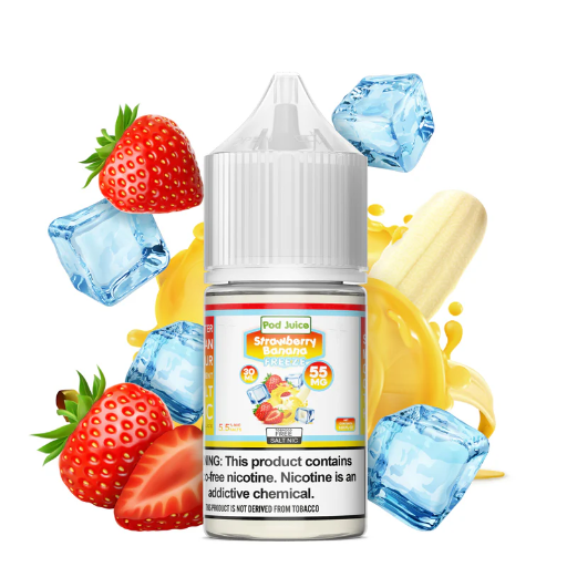 [Q-3094-20] POD JUICE 30ML (55mg, Strawberry Banana Freeze)