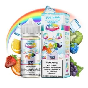 [Q-3093-13] POD JUICE 100ML (3MG, Rainbow)