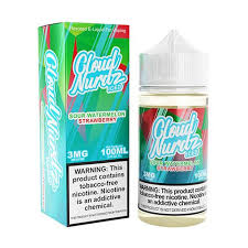 [Q-1626-21] CLOUD NURDZ ICED 100ML (6mg, Sour Watermelon Strawberry)