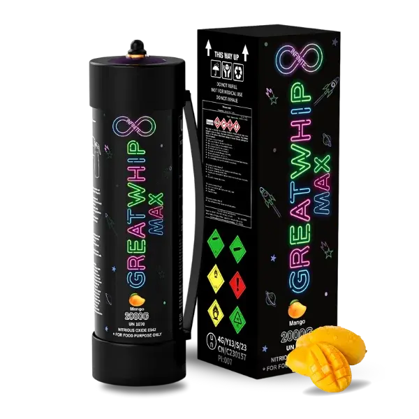 [Q-2293-07] GREAT WHIP 2000G 3.3L 1PK  (Culinary/Food Purposes Only) (Mango)