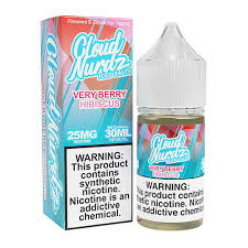 [Q-1628-07] CLOUD NURDZ SALTS ICED 30ML (50MG, Very Berry Hibiscus)