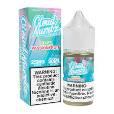 [Q-1628-38] CLOUD NURDZ SALTS ICED 30ML (25MG, Pink Guava Passion)