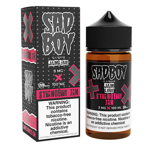 [Q-3291-01] SADBOY JAM LINE 100ML (3MG, Strawberry Jam)