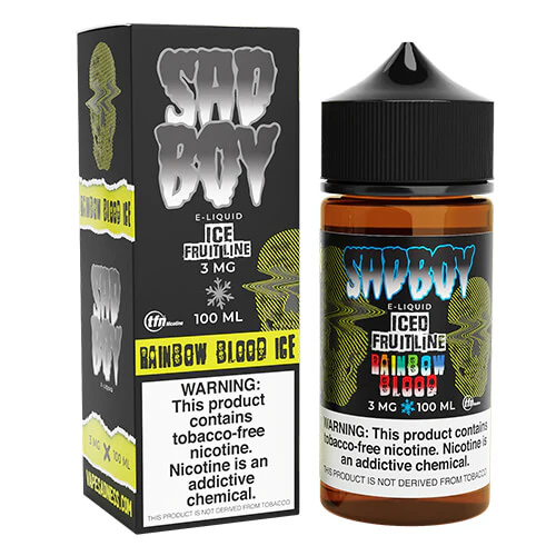 [Q-3289-04] SADBOY FRUIT LINE 100ML (3MG, Rainbow Blood Ice)