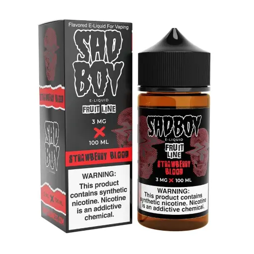 [Q-3289-15] SADBOY FRUIT LINE 100ML (6mg, Strawberry Blood)