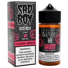 [Q-3287-03] SADBOY CAKE LINE 100ML (3MG, Strawberry Cheesecake)