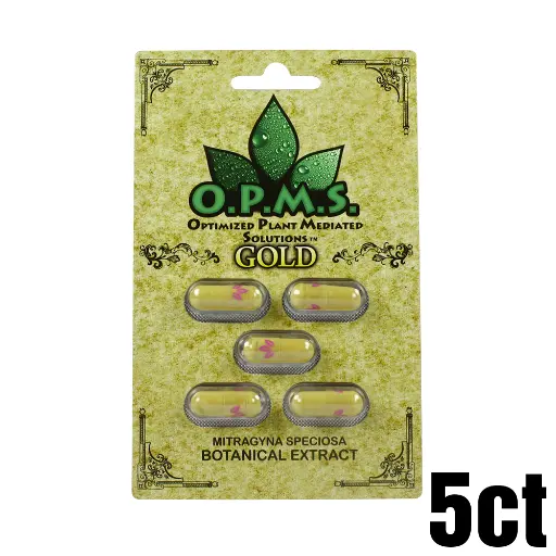 [Q-3028-05] OPMS EXTRACT SHOT/CAPSULES  (Gold Capsules 5PK)