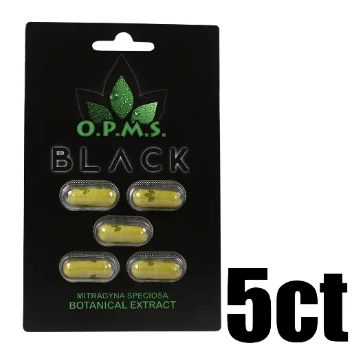 [Q-3028-08] OPMS EXTRACT SHOT/CAPSULES  (Black Capsules 5PK)