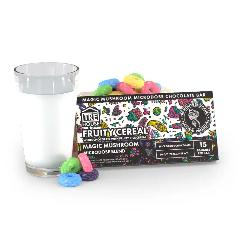 [Q-4351-04] TRE HOUSE MAGIC MUSHROOMS CHOCOLATE BAR 10PK a Box (Fruity Cereal)