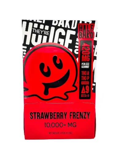 [T-1081-07] HALF BAK'D SUMO D9 2GUMMIES 30CT (Strawberry Frenzy)