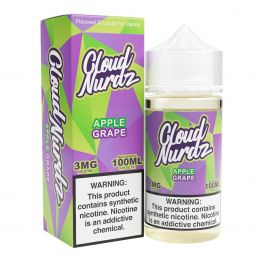 [Q-1625-32] CLOUD NURDZ 100ML (3mg, Apple Grape)