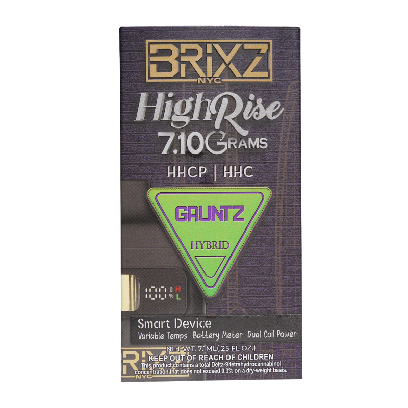 DAZED BRIXZ 7.1G HIGH RISE THCP | HHC