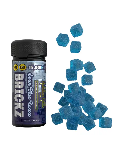 [T-1103-03] HIDDEN HILLS BLEND BRICKZ 15000MG 1CT (Sour Blue Razz)