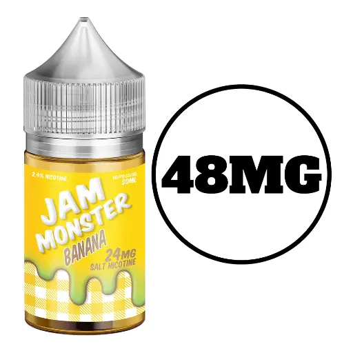 [Q-2650-04] JAM MONSTER SALT 30ML (48MG, Banana)