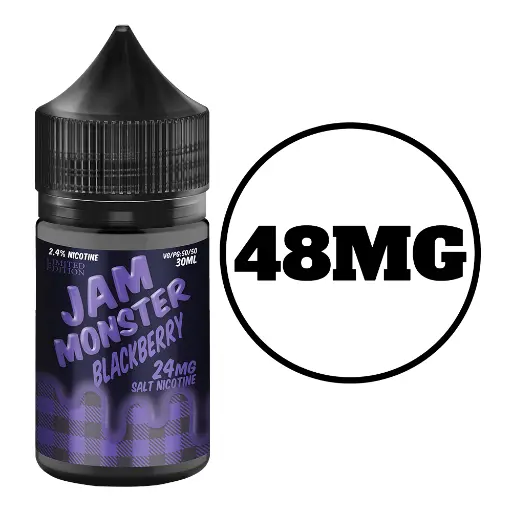 [Q-2650-06] JAM MONSTER SALT 30ML (48MG, Blackberry)