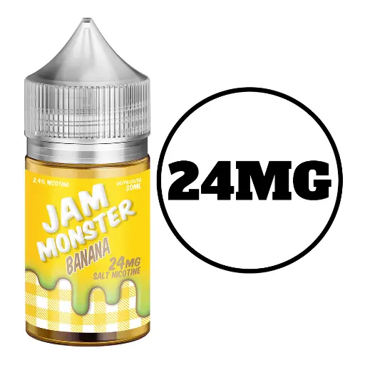 [Q-2650-03] JAM MONSTER SALT 30ML (24MG, Banana)