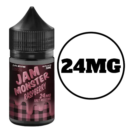 [Q-2650-09] JAM MONSTER SALT 30ML (24MG, Raspberry)