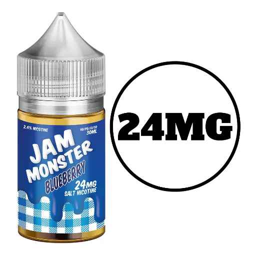 [Q-2650-11] JAM MONSTER SALT 30ML (24MG, Blueberry)