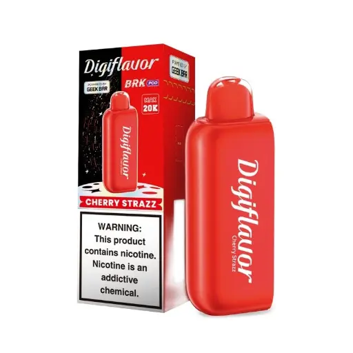 [Q-1732-05] DIGI FLAVOR BRK POD DISPOSABLE 12ML (Cherry Strazz)