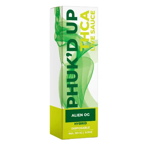 [Q-4261-01] Phuk'd Up 1G Disposable THC-A (Alien OG)