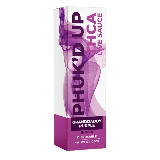 [Q-4261-03] Phuk'd Up 1G Disposable THC-A (Granddaddy Purp)