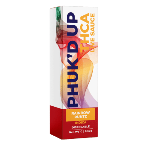 [Q-4261-04] Phuk'd Up 1G Disposable THC-A (Rainbow Runtz)