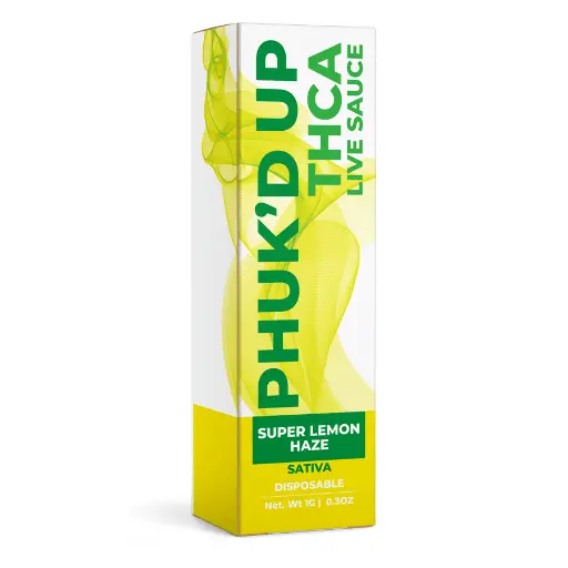 [Q-4261-05] Phuk'd Up 1G Disposable THC-A (Super Lemon Haze)