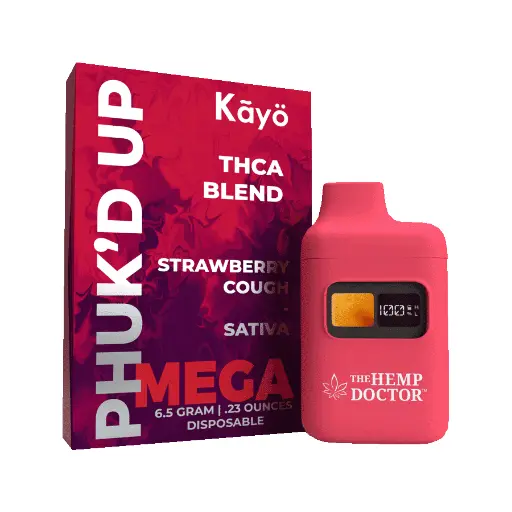 [Q-4264-04] Phuk'd Up 6.5g Disposable MEGA THC-A (Strawberry Cough)